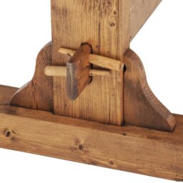 Covington Dining Table 220x100 Polished Timber Wood - W220cm - Barker & Stonehouse - thumbnail 5