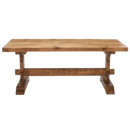 Covington Dining Table 220x100 Polished Timber Wood - W220cm - Barker & Stonehouse - thumbnail 2