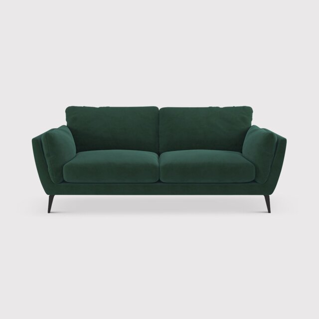 Boone 3 Seater Sofa, Green Fabric - Barker & Stonehouse - image 1