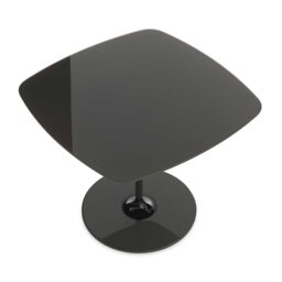 Kartell Thierry Side Table 50x50x40 Black Glass - Barker & Stonehouse - thumbnail 3
