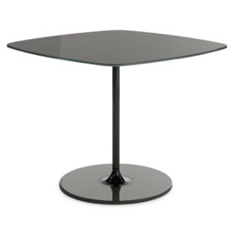Kartell Thierry Side Table 50x50x40 Black Glass - Barker & Stonehouse - thumbnail 2