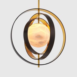 Eichholtz Chandelier Pearl 70X57X71.5, Gold Metal - Barker & Stonehouse