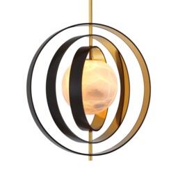 Eichholtz Chandelier Pearl 70x57x71.5, Gold Metal - Barker & Stonehouse - thumbnail 3