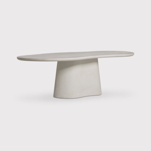 Capella Dining Table 240X113X77Cm, Round, White Stone - Barker & Stonehouse - image 1