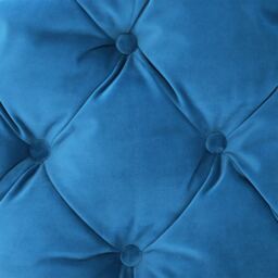 Timothy Oulton Lord Digsby Round Medium Footstool, Blue Fabric - Barker & Stonehouse - thumbnail 5