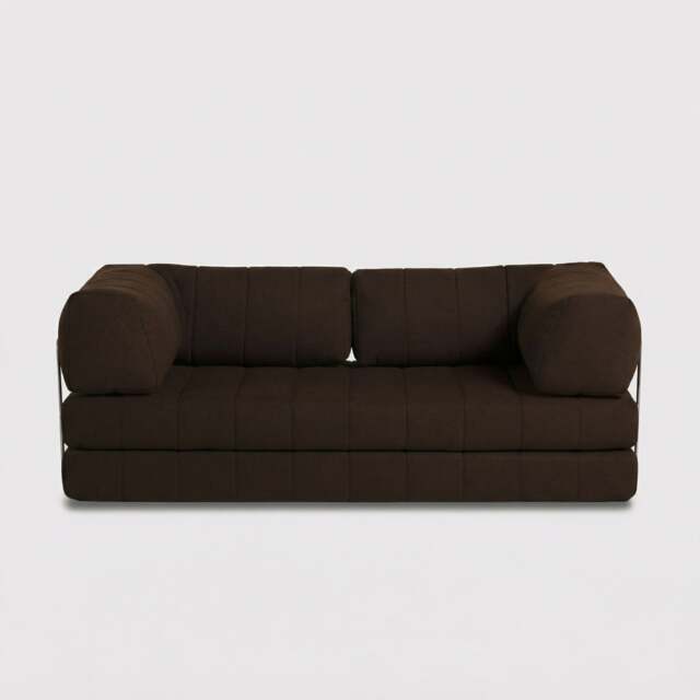 Miro Sofa Bed Bed, Brown Fabric - Barker & Stonehouse - image 1