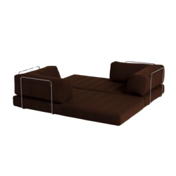Miro Sofa Bed Bed, Brown Fabric - Barker & Stonehouse - thumbnail 5