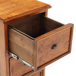 Villiers 3 Drawer Filing Cabinet, Pine Wood - Barker & Stonehouse - thumbnail 4