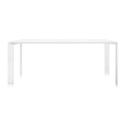 Kartell Four Outdoor Dining Table 223X79, White Metal - W223cm - Barker & Stonehouse - thumbnail 3
