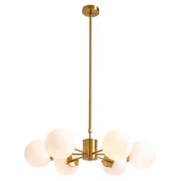 Cleo Gold Bulb Pendant Light Metal - Barker & Stonehouse