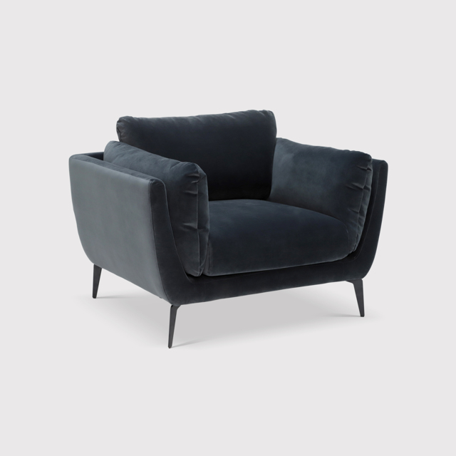 Boone Armchair, Grey Fabric - Barker & Stonehouse - image 1