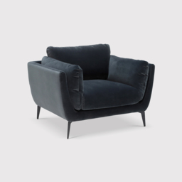 Boone Armchair, Grey Fabric - Barker & Stonehouse - thumbnail 1