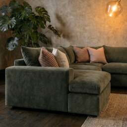 Providence Lhf Modular Corner Modular Sofa, Green Fabric - Barker & Stonehouse - thumbnail 4