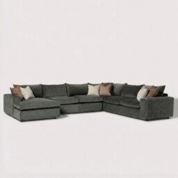 Providence Lhf Modular Corner Modular Sofa, Green Fabric - Barker & Stonehouse - thumbnail 1