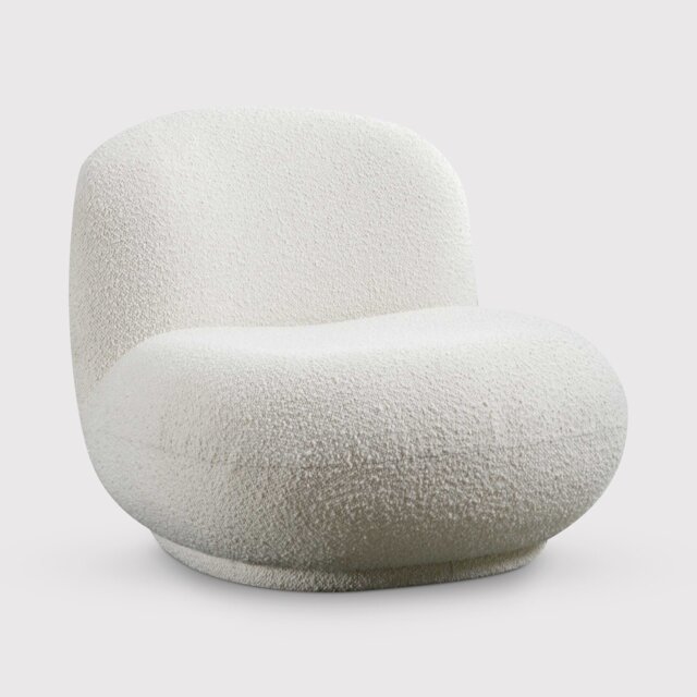 Margot Accent Armchair, Neutral Fabric - Barker & Stonehouse