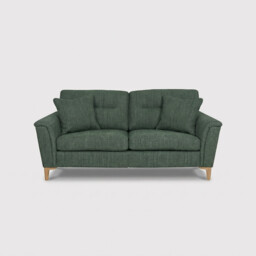Ercol Sandford Medium Sofa, Green Fabric - Barker & Stonehouse