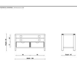 Ercol Bosco Tv Unit, Neutral Wood - Barker & Stonehouse - thumbnail 5