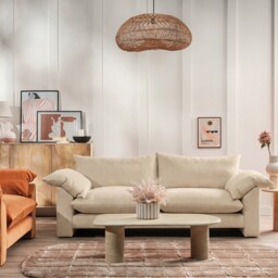 Hoxton Extra Large Sofa, Neutral Fabric - Barker & Stonehouse - thumbnail 2