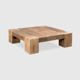 Timothy Oulton English Beam Coffee Table 140X140Cm, Neutral Wood - Barker & Stonehouse