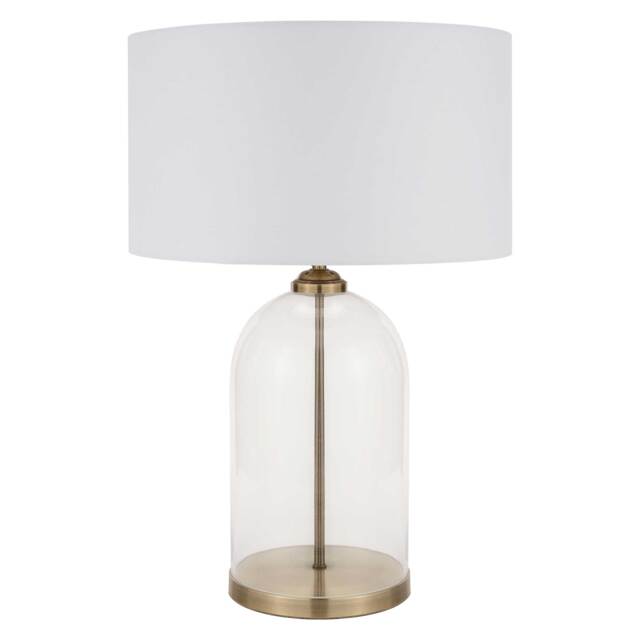 Cloche Glass Table Lamp, Gold - Barker & Stonehouse - image 1