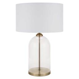 Cloche Glass Table Lamp, Gold - Barker & Stonehouse - thumbnail 1