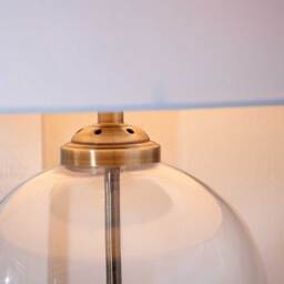 Cloche Glass Table Lamp, Gold - Barker & Stonehouse - thumbnail 2