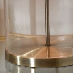Cloche Glass Table Lamp, Gold - Barker & Stonehouse - thumbnail 3