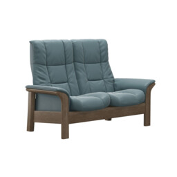Stressless Windsor 2 Seater Recliner Sofa, Blue Leather - Barker & Stonehouse - thumbnail 2