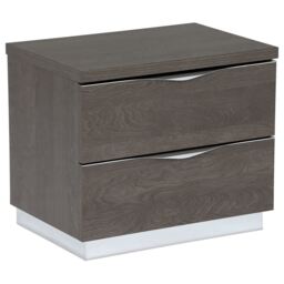 Lutyen Small Bedside Table, Grey Wood - Barker & Stonehouse - thumbnail 5