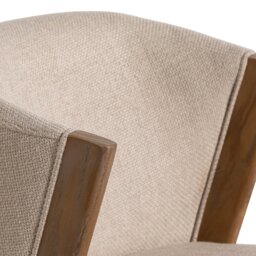 Hollis Dining Chair, Neutral Fabric - Barker & Stonehouse - thumbnail 4
