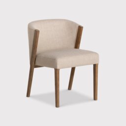 Hollis Dining Chair, Neutral Fabric - Barker & Stonehouse - thumbnail 2