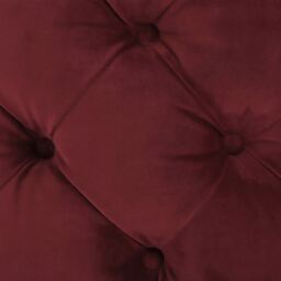 Timothy Oulton Lord Digsby Round Small Footstool, Red Fabric - Barker & Stonehouse - thumbnail 6