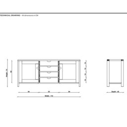 Ercol Bosco Large Sideboard, Neutral Oak - Barker & Stonehouse - thumbnail 6