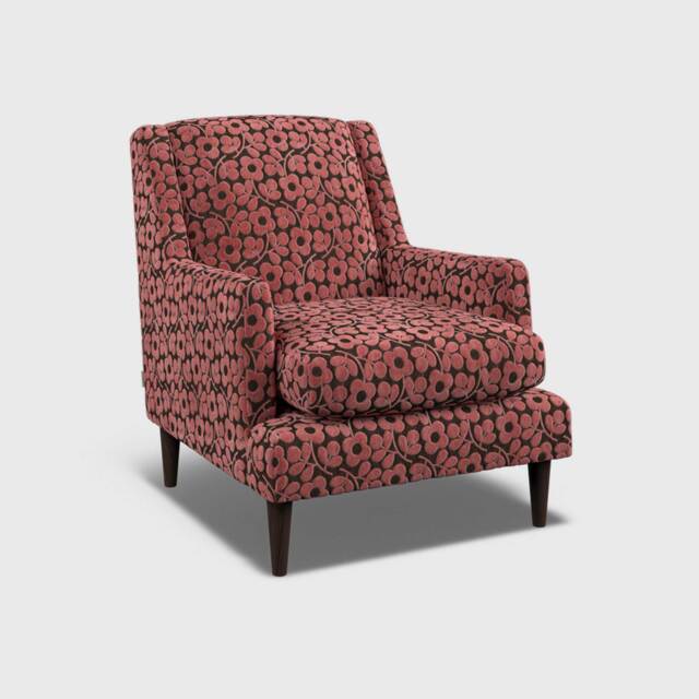 Orla Kiely Spiddal Accent Chair, Pink Fabric Barker Stonehouse