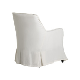 Aspley Armchair, White Fabric - Barker & Stonehouse - thumbnail 6