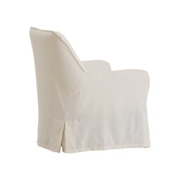 Aspley Armchair, White Fabric - Barker & Stonehouse - thumbnail 3