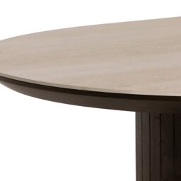 Kita Fixed Dining Table, Round, Wood - 220cm - Barker & Stonehouse - thumbnail 4