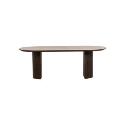 Kita Fixed Dining Table, Round, Wood - 220cm - Barker & Stonehouse - thumbnail 3
