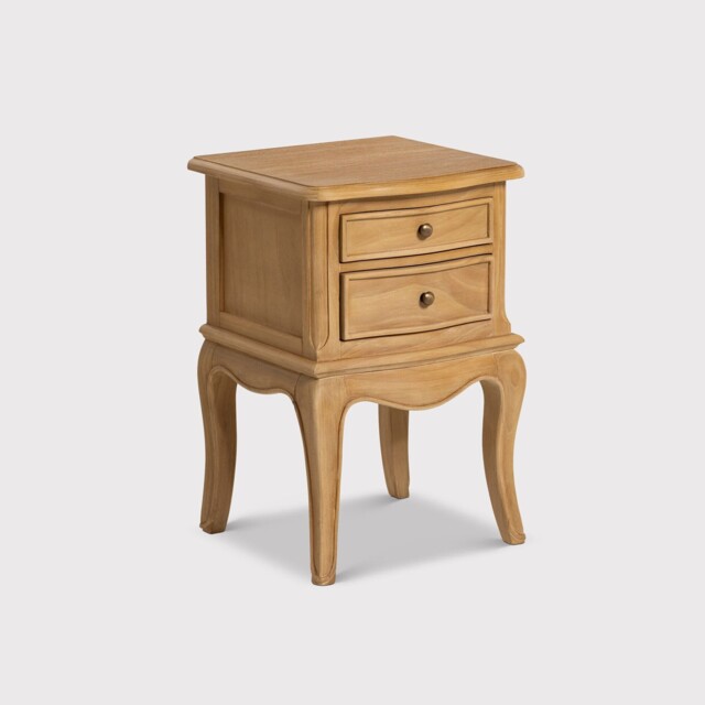 Cecile 2 Drawer Bedside Table, Neutral Wood - Barker & Stonehouse - image 1