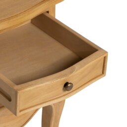 Cecile 2 Drawer Bedside Table, Neutral Wood - Barker & Stonehouse - thumbnail 6