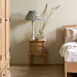 Cecile 2 Drawer Bedside Table, Neutral Wood - Barker & Stonehouse - thumbnail 2
