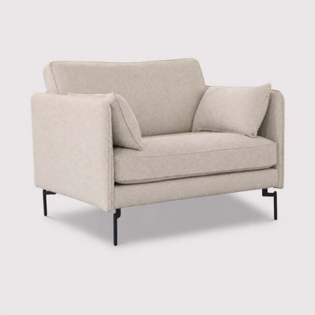 Juneau Armchair, Neutral Fabric - Barker & Stonehouse - image 1