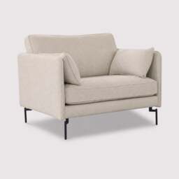 Juneau Armchair, Neutral Fabric - Barker & Stonehouse - thumbnail 1