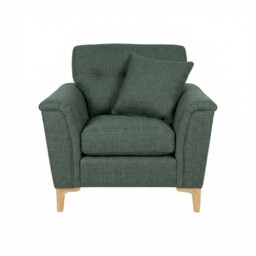 Ercol Sandford Armchair, Green Fabric - Barker & Stonehouse - thumbnail 2