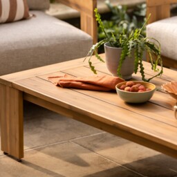 Tignale Lounge Set, Wooden, Grey - Barker & Stonehouse - thumbnail 4