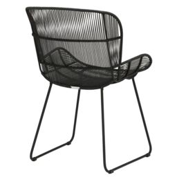 Butterfly Dining Armchair, Rope, Black - Barker & Stonehouse - thumbnail 5