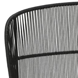 Butterfly Dining Armchair, Rope, Black - Barker & Stonehouse - thumbnail 6