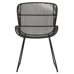Butterfly Dining Armchair, Rope, Black - Barker & Stonehouse - thumbnail 4