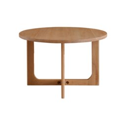 Olav Round Dining Table 120cm, Round, Brown Oak - Barker & Stonehouse - thumbnail 3