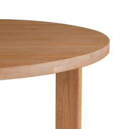Olav Round Dining Table 120cm, Round, Brown Oak - Barker & Stonehouse - thumbnail 5